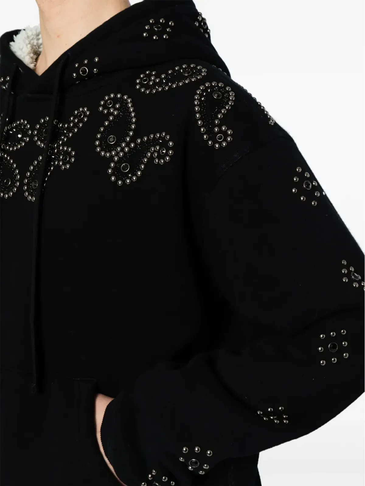 cout de la liberte bead-embellished Western-style hoodie - 画像5