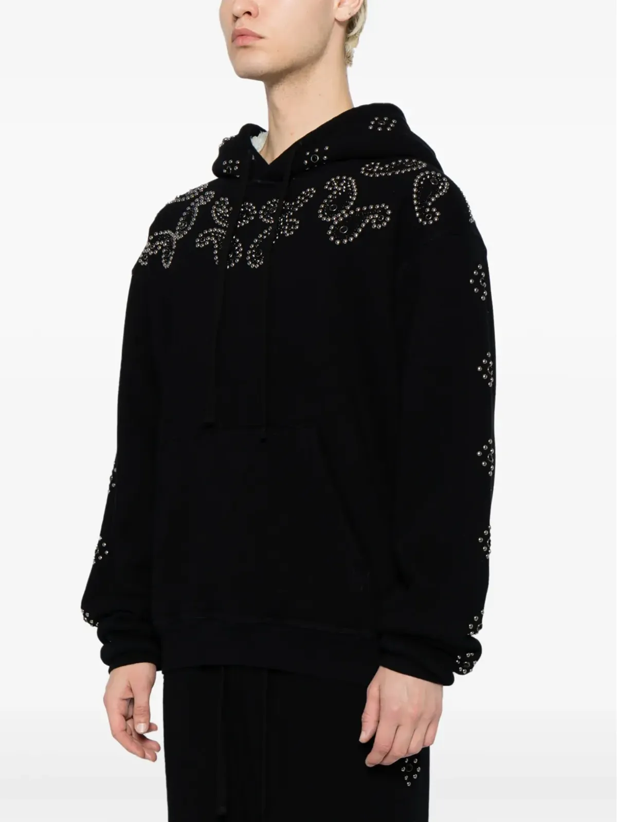 cout de la liberte bead-embellished Western-style hoodie - 画像3
