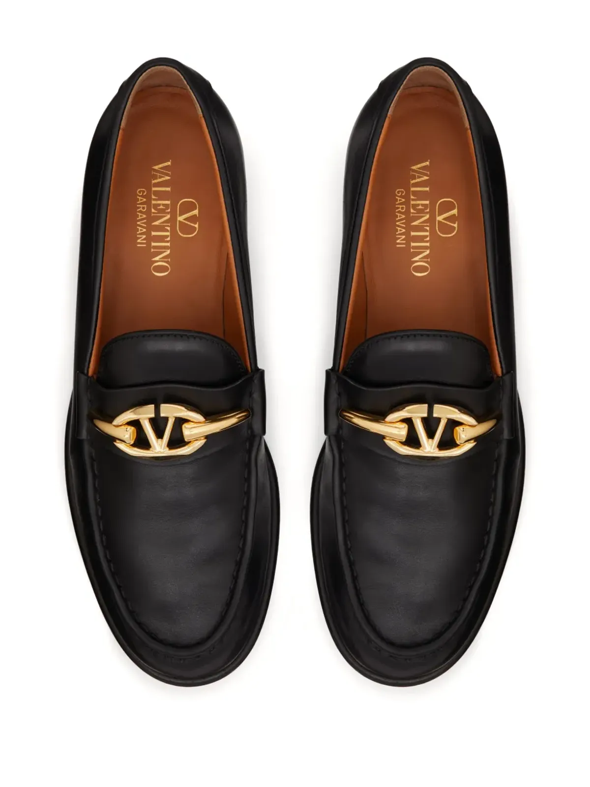 Valentino Garavani VLogo Signature ローファー ブラック - 画像4