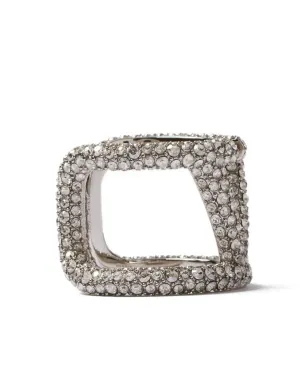 Valentino Garavani VLogo Signature クリスタルリング - シルバー - サムネイル4