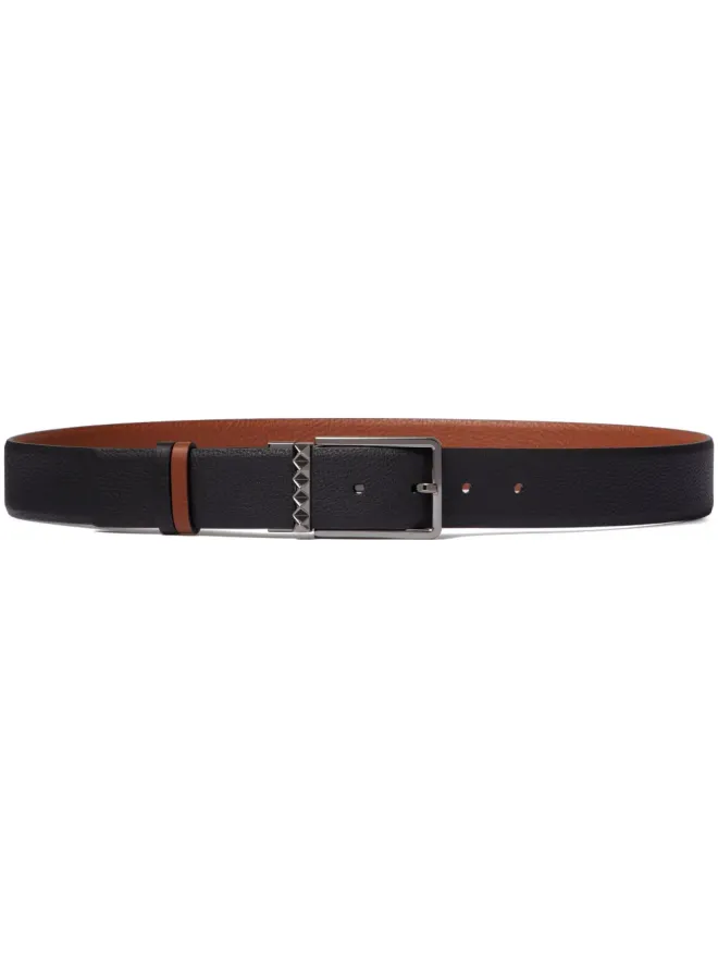 Valentino Garavani Valentino Garavani 35mm ロックスタッズ リバーシブル ベルト - ブラックの商品画像