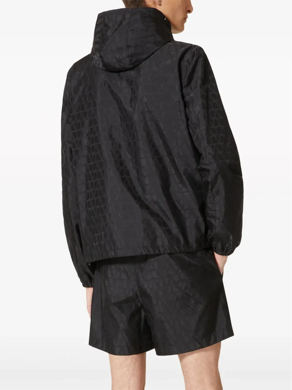 Valentino Garavani Toile Iconographe ウィンドブレーカー ジャケット ブラック - 画像4