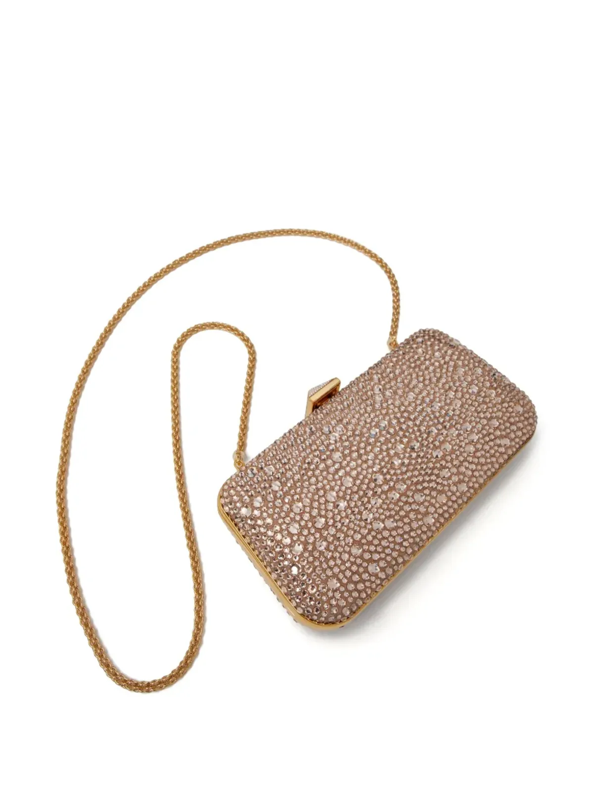 Valentino Garavani Carry Secrets ラインストーン装飾クラッチバッグ - 画像5