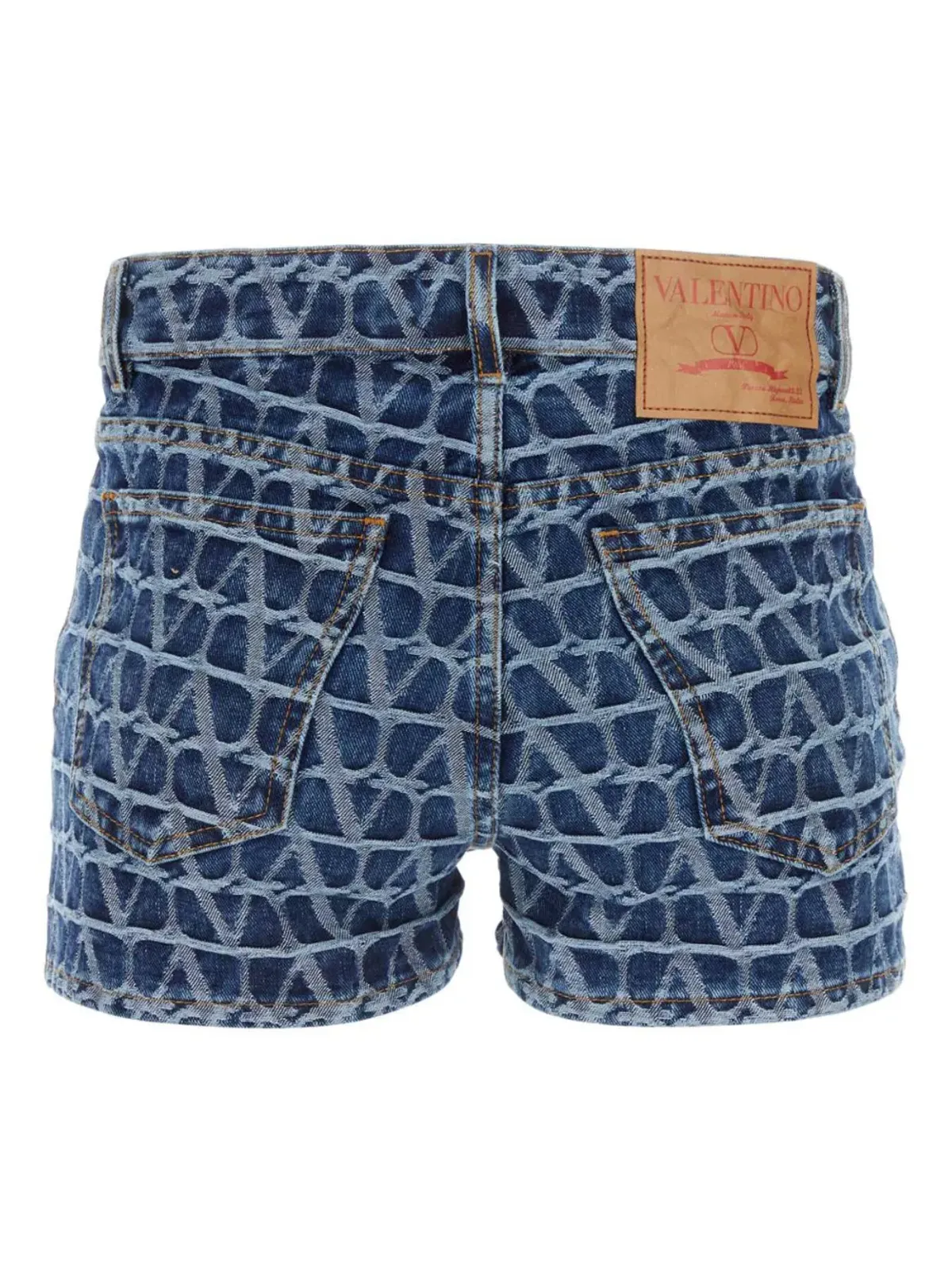 Valentino Garavani Toile Iconographe デニムショーツ - ブルー - 画像2