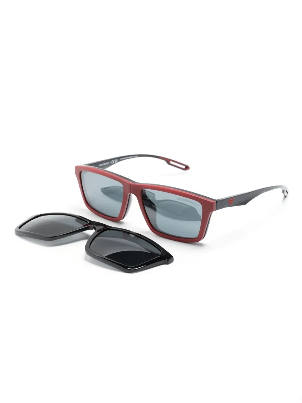 Emporio Armani EA4189U 矩形フレーム メガネ - ブラック - 画像2