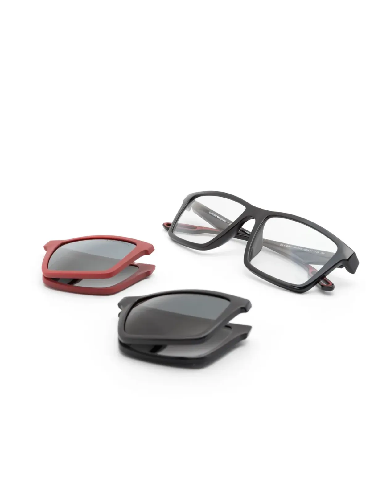 Emporio Armani EA4189U 矩形フレーム メガネ - ブラック - 画像4