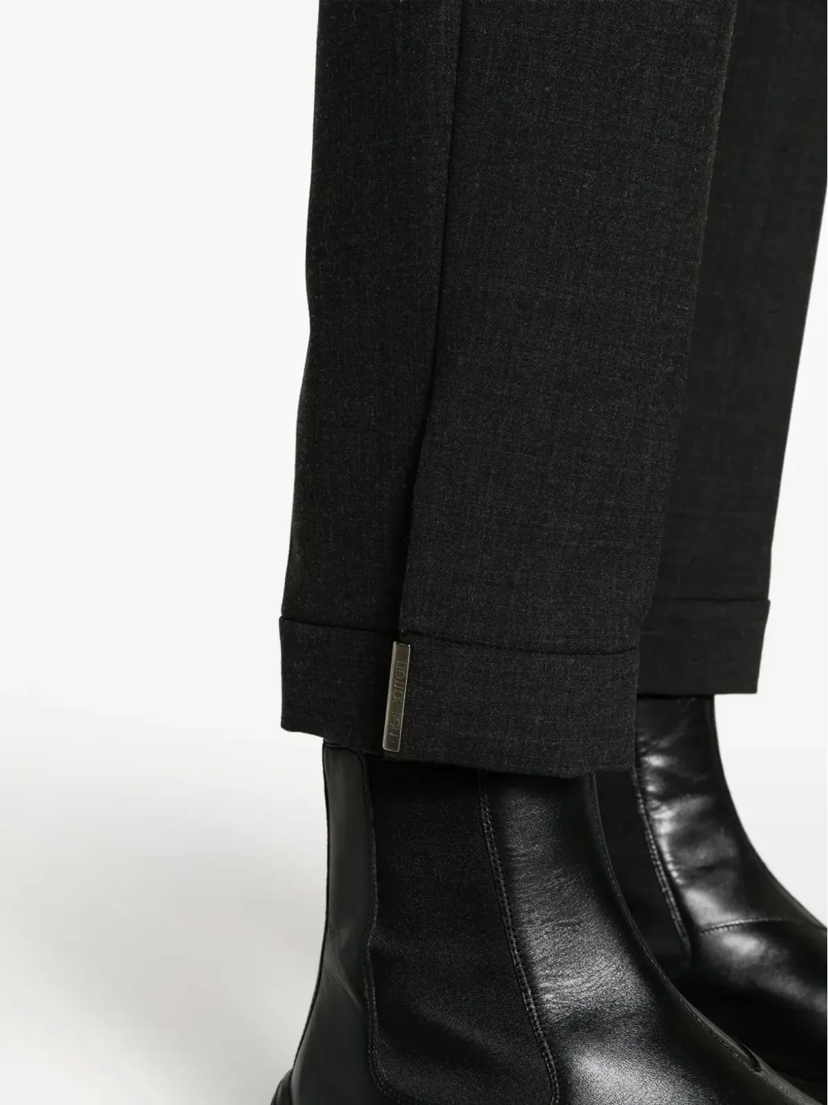 Neil Barrett ミッドライズ クロップドパンツ - Grey - 画像5