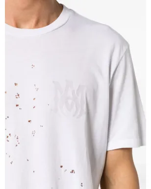 AMIRI コアショットガン ダメージ加工 Tシャツ - ホワイト - サムネイル5