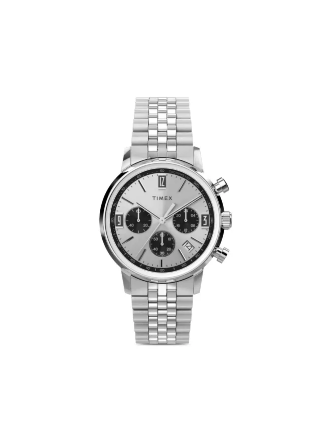 Timex TIMEX マリン クロノグラフ タキメーター - シルバーの商品画像