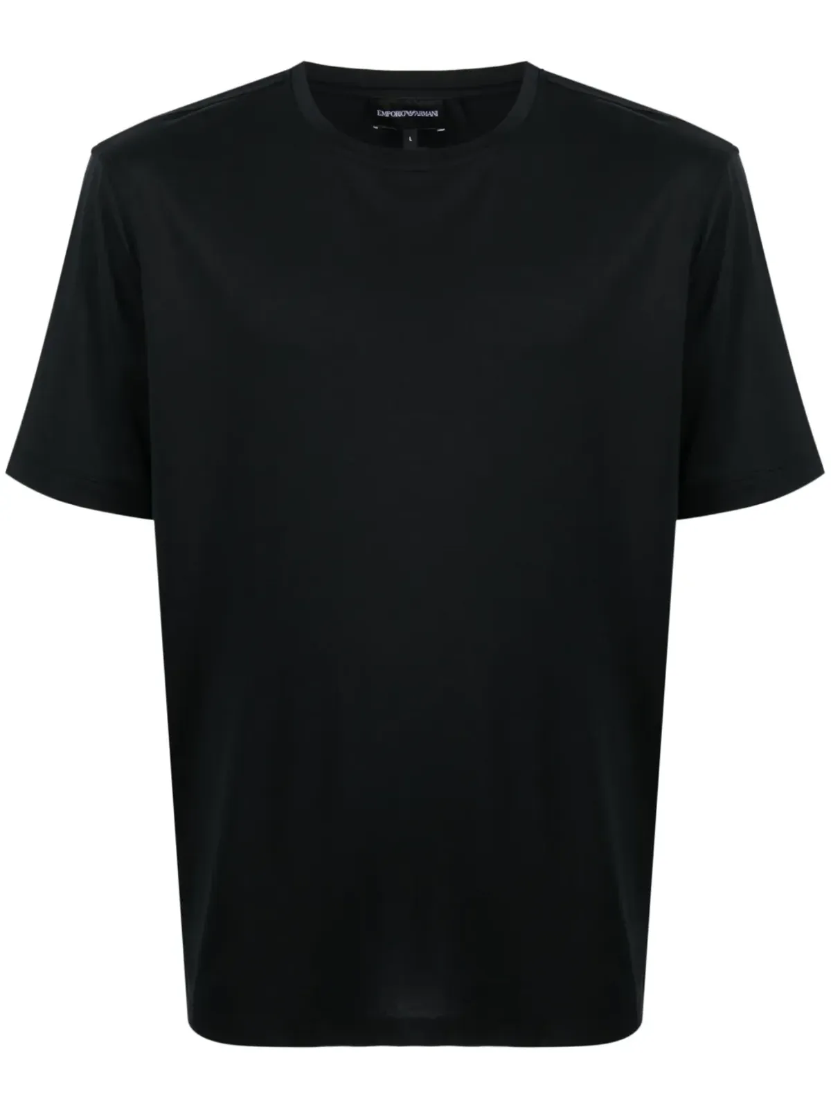 Emporio Armani ロゴ刺繍 クルーネック Tシャツ - 画像1