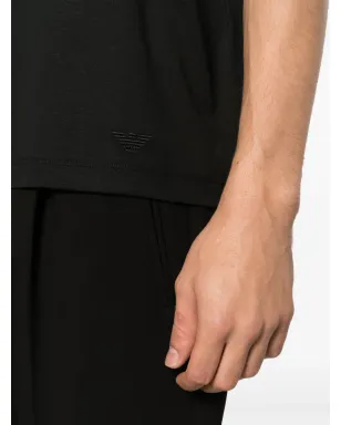 Emporio Armani ロゴ刺繍 クルーネック Tシャツ - サムネイル5