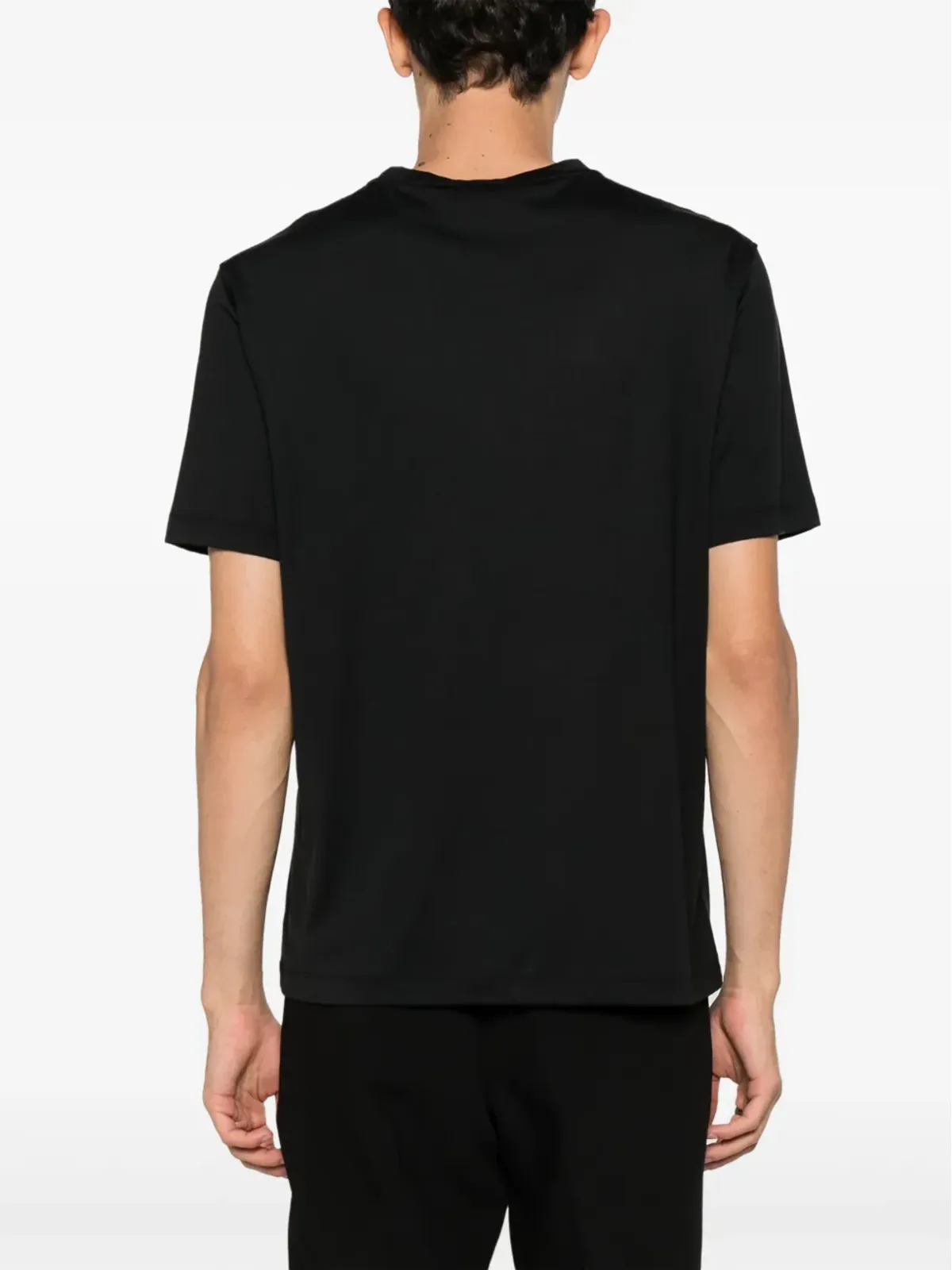 Emporio Armani ロゴ刺繍 クルーネック Tシャツ - 画像4