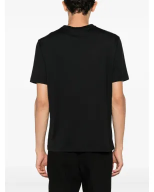 Emporio Armani ロゴ刺繍 クルーネック Tシャツ - サムネイル4