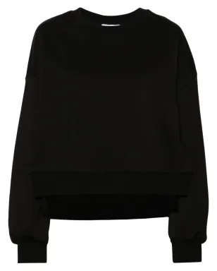 Ioana Ciolacu スリット入りコットンブレンドスウェットシャツ - サムネイル1