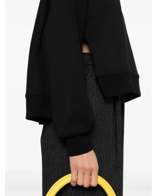 Ioana Ciolacu スリット入りコットンブレンドスウェットシャツ - サムネイル5