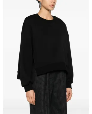 Ioana Ciolacu スリット入りコットンブレンドスウェットシャツ - サムネイル3