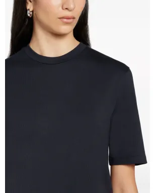 Jil Sander ロゴプレート付きコットン Tシャツ - ブルー - サムネイル5