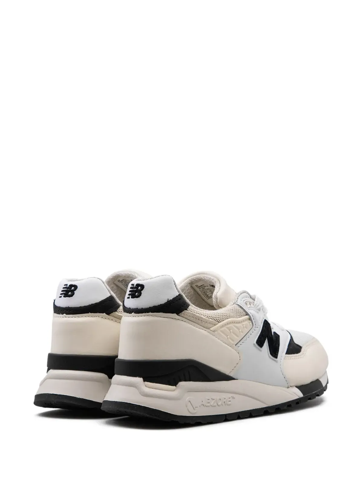 New Balance 998 USA製 ホワイト/ブラック スニーカー - 画像3
