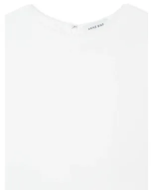 ANINE BING Maddie クレープ生地Tシャツ - ホワイト - サムネイル4