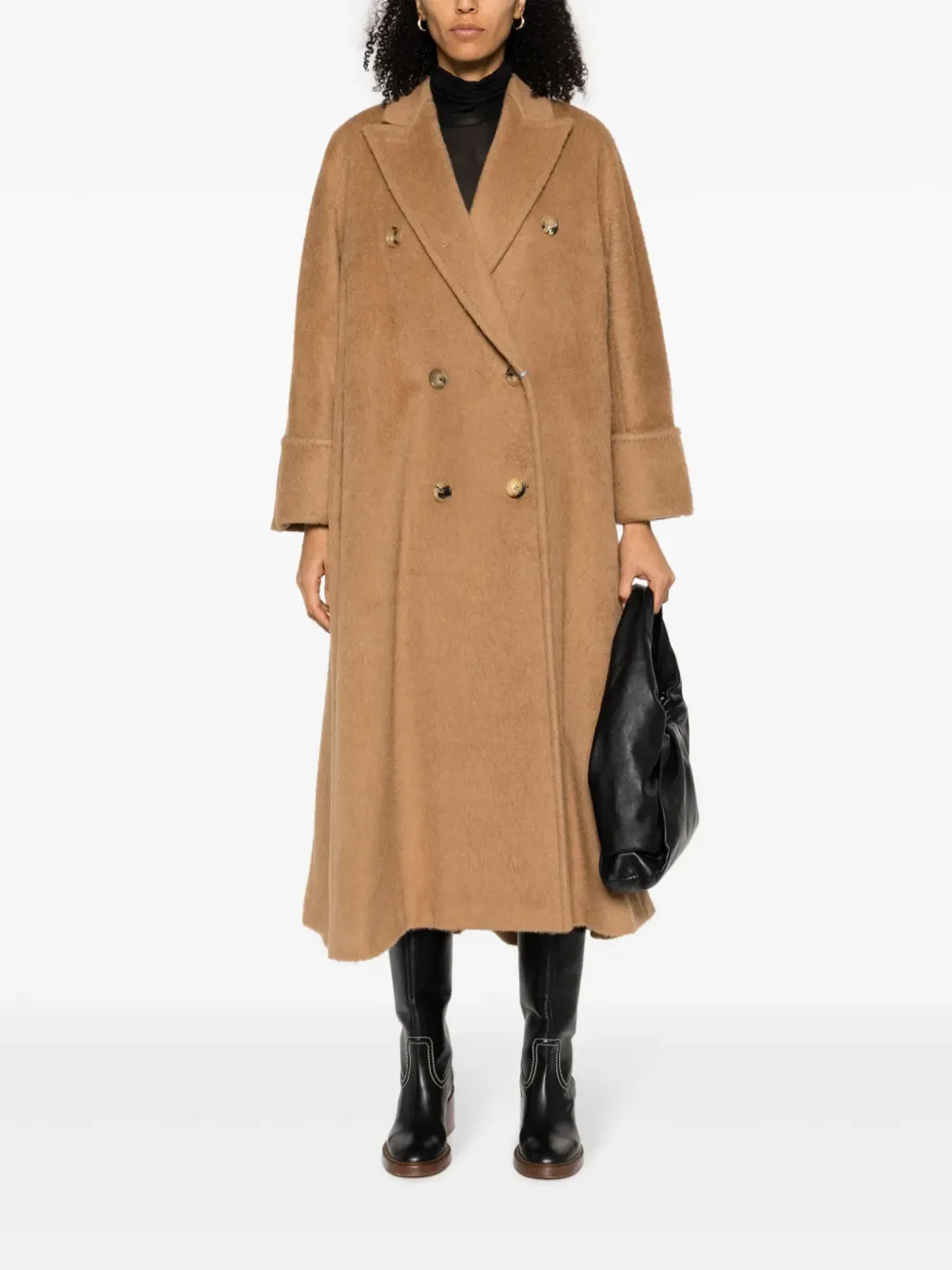 Max Mara ダブルブレスト ロングコート - 画像2