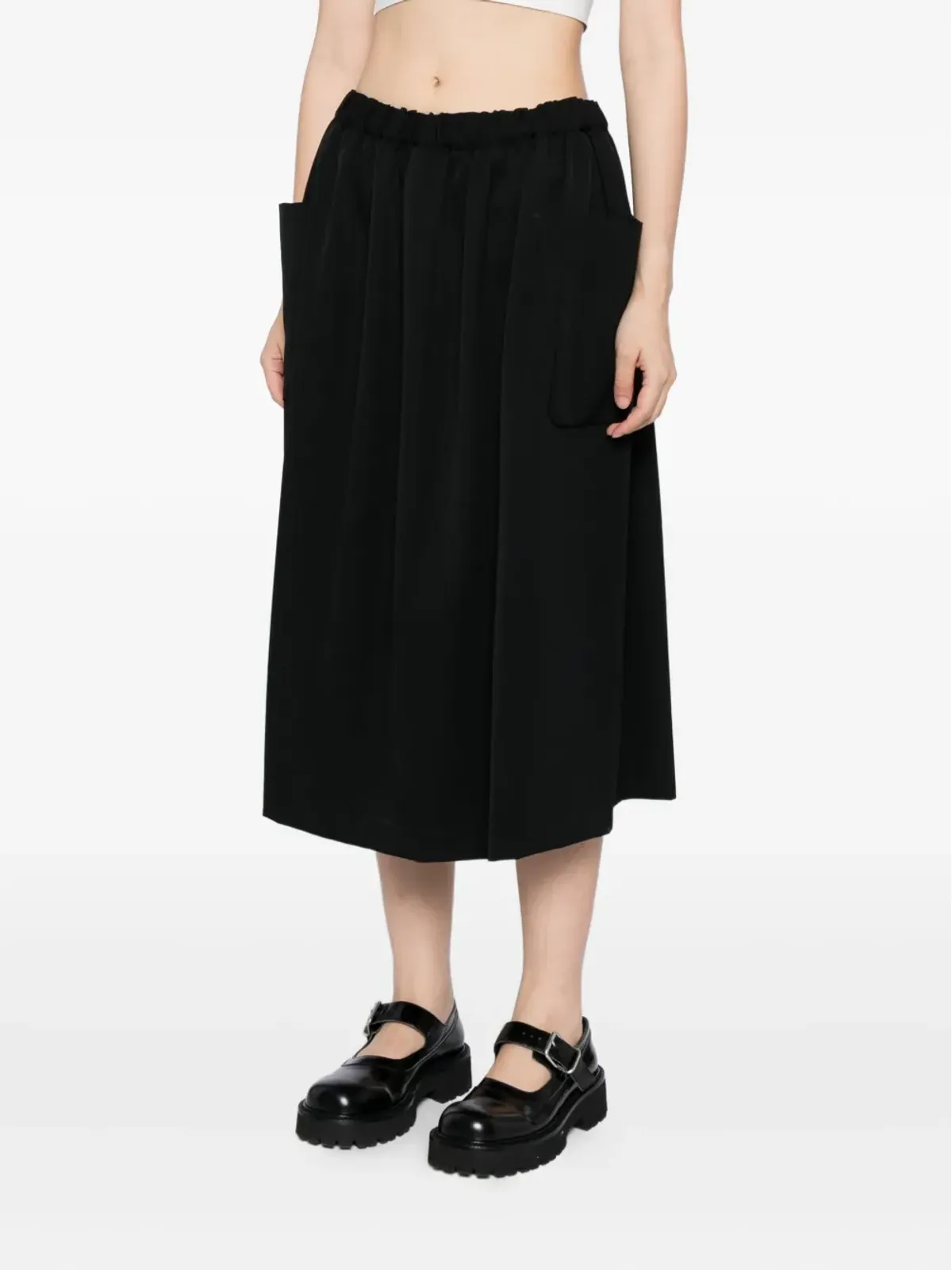 Comme Des Garçons Girl ウール ミディスカート - 画像3