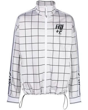 Haider Ackermann ロゴプリント チェックジャケット - サムネイル1