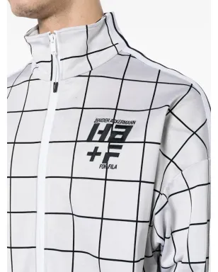 Haider Ackermann ロゴプリント チェックジャケット - サムネイル5