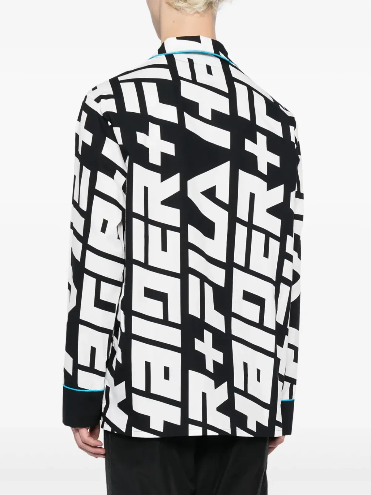 Haider Ackermann モノグラムプリント コットンシャツ - 画像4