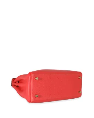 Hermès ビンテージ 2014 Kelly 25 ハンドバッグ - レッド - サムネイル3