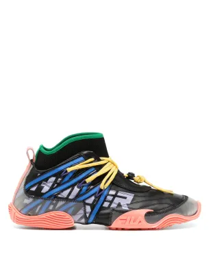 Haider Ackermann x FILA Tori panelled sneakers - Black - サムネイル1