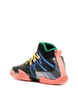 Haider Ackermann x FILA Tori panelled sneakers - Black - サムネイル3