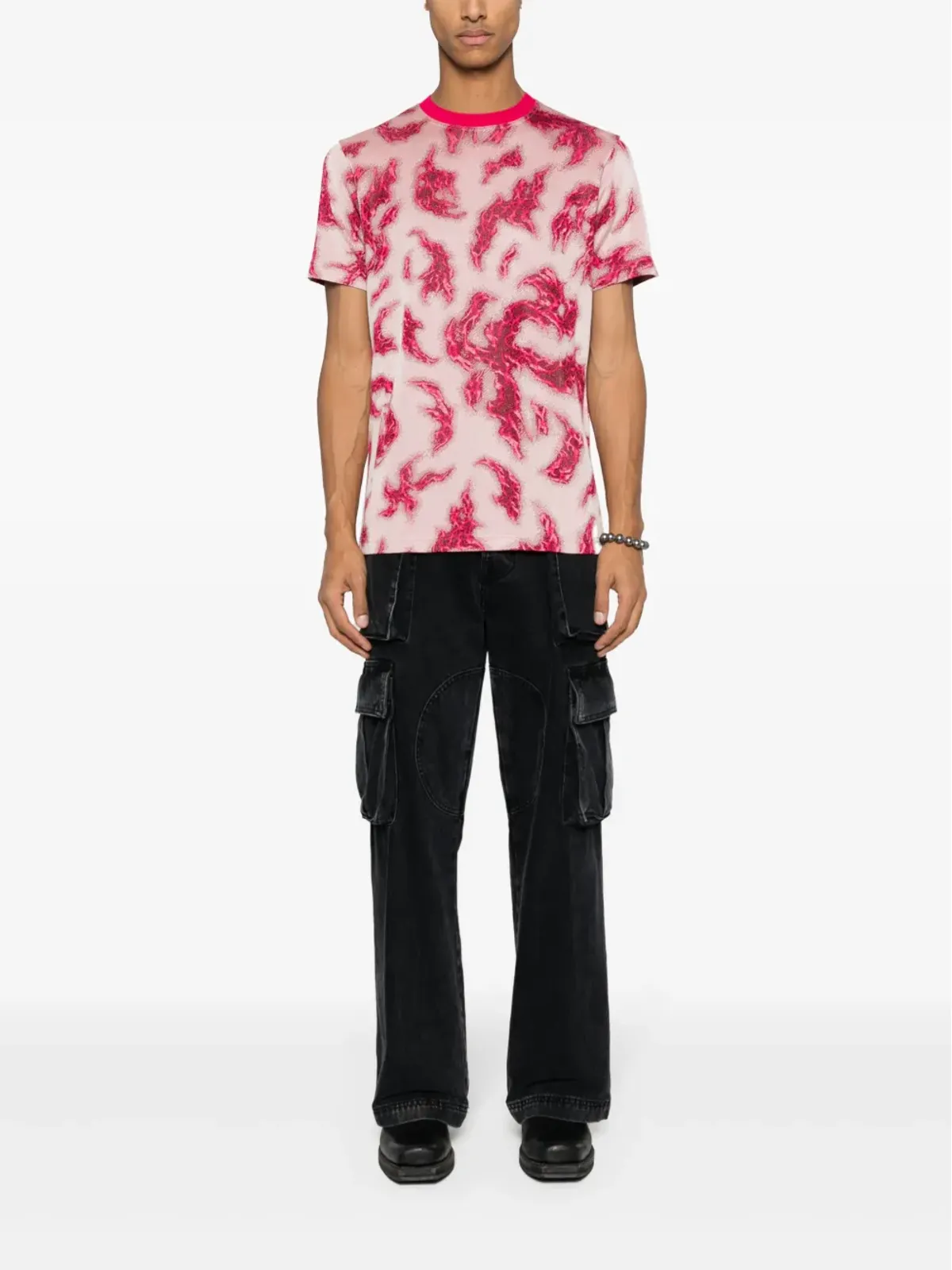 Maccapani グラフィックプリント ジャカード Tシャツ - 画像2