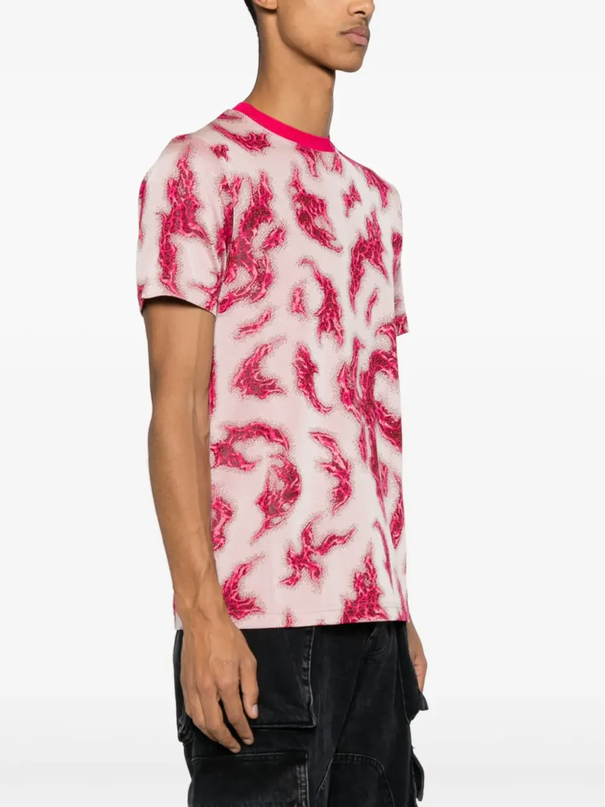 Maccapani グラフィックプリント ジャカード Tシャツ - 画像4