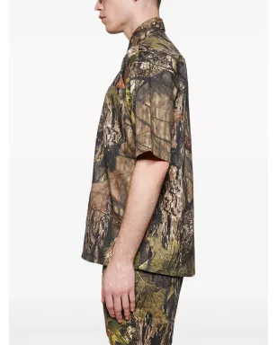 Local Authority LA Slash カモフラージュ柄シャツ - グリーン - サムネイル4