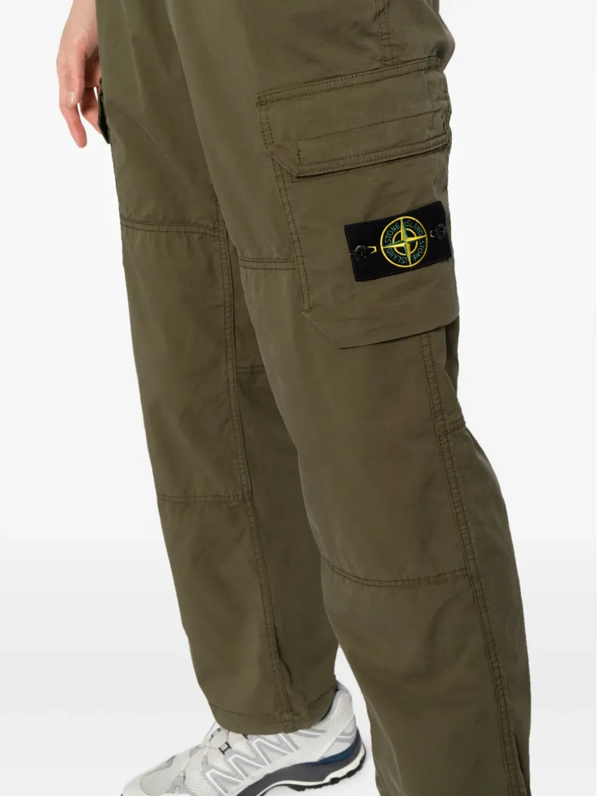 Stone Island コンパスアップリケ カーゴパンツ - 画像5