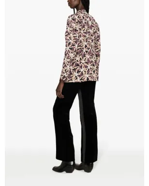 DVF Diane von Furstenberg グロリア 花柄ダブルブレストブレザー - サムネイル4