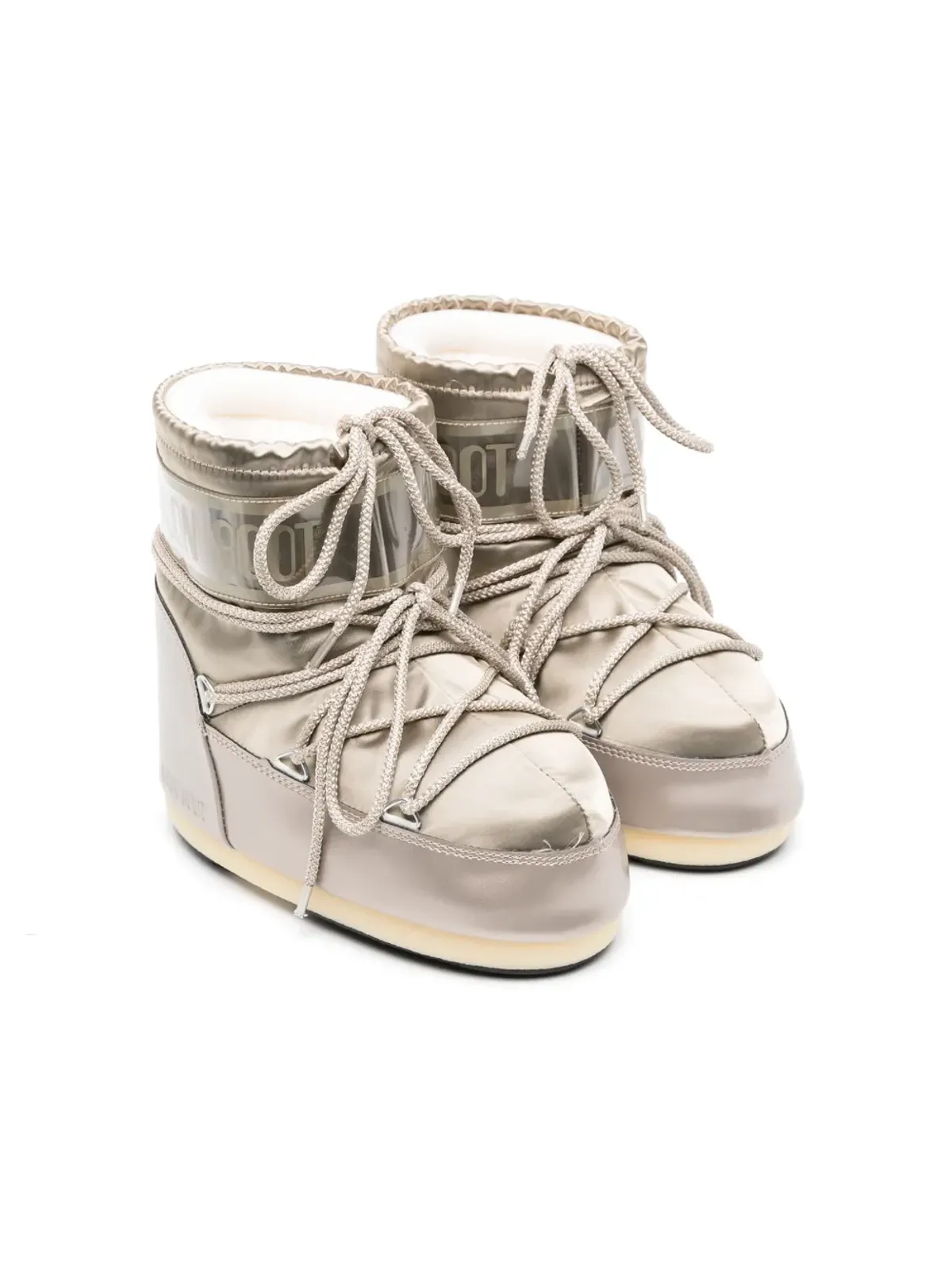 Moon Boot Kids アイコンロー スノーブーツ - メタリック - 画像1