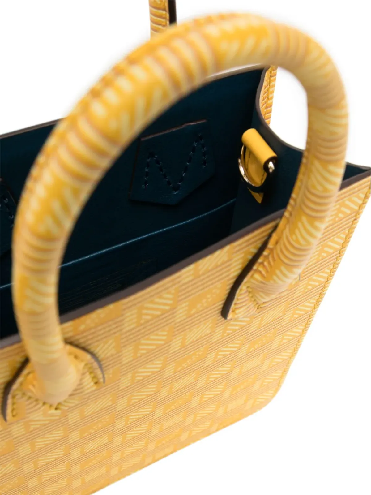 Moreau Suite Junior leather shoulder bag - Yellow - 画像5
