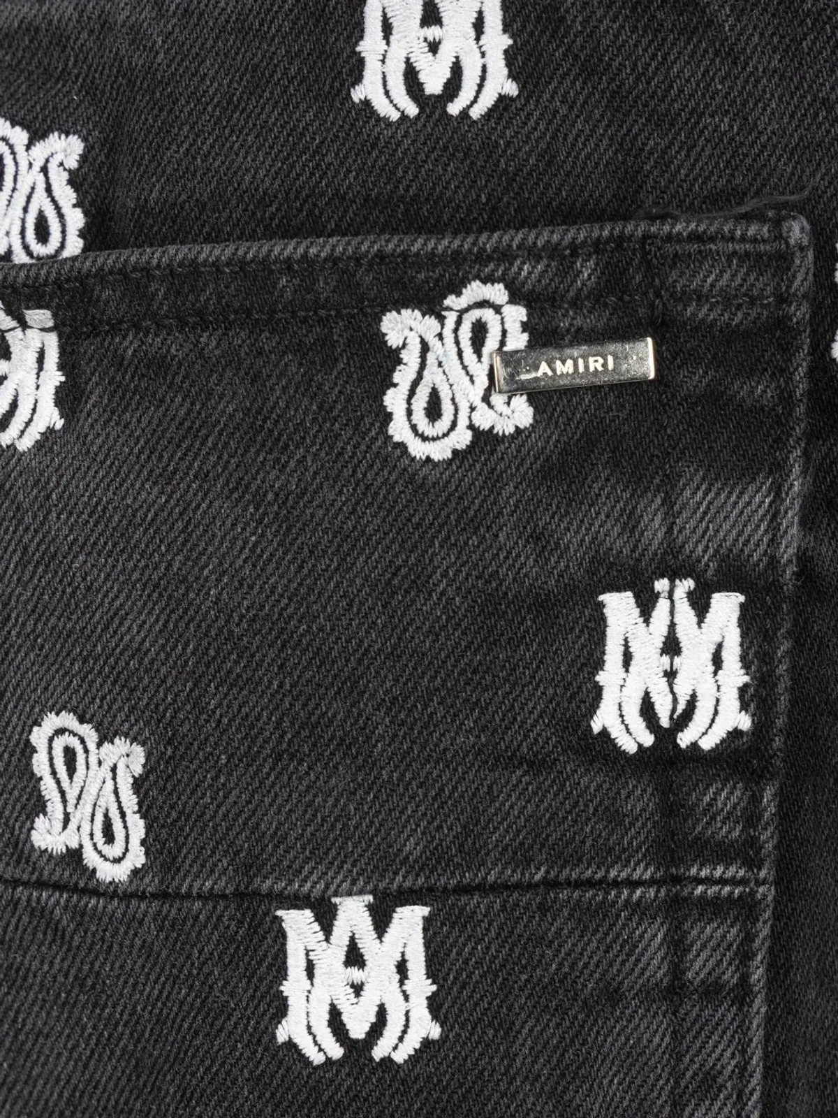 AMIRI MA ペイズリープリントストレートレッグジーンズ - 画像3