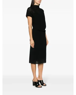Givenchy 4Gジャカード ドレープ ミディドレス - サムネイル3
