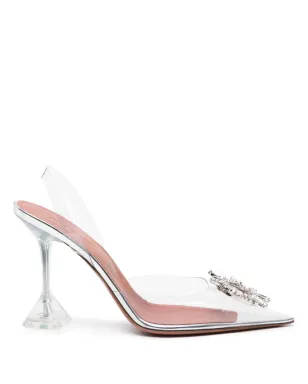 Amina Muaddi Begum Glass スリングバックパンプス - サムネイル1