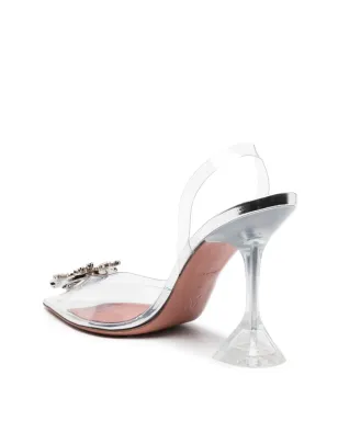 Amina Muaddi Begum Glass スリングバックパンプス - サムネイル3