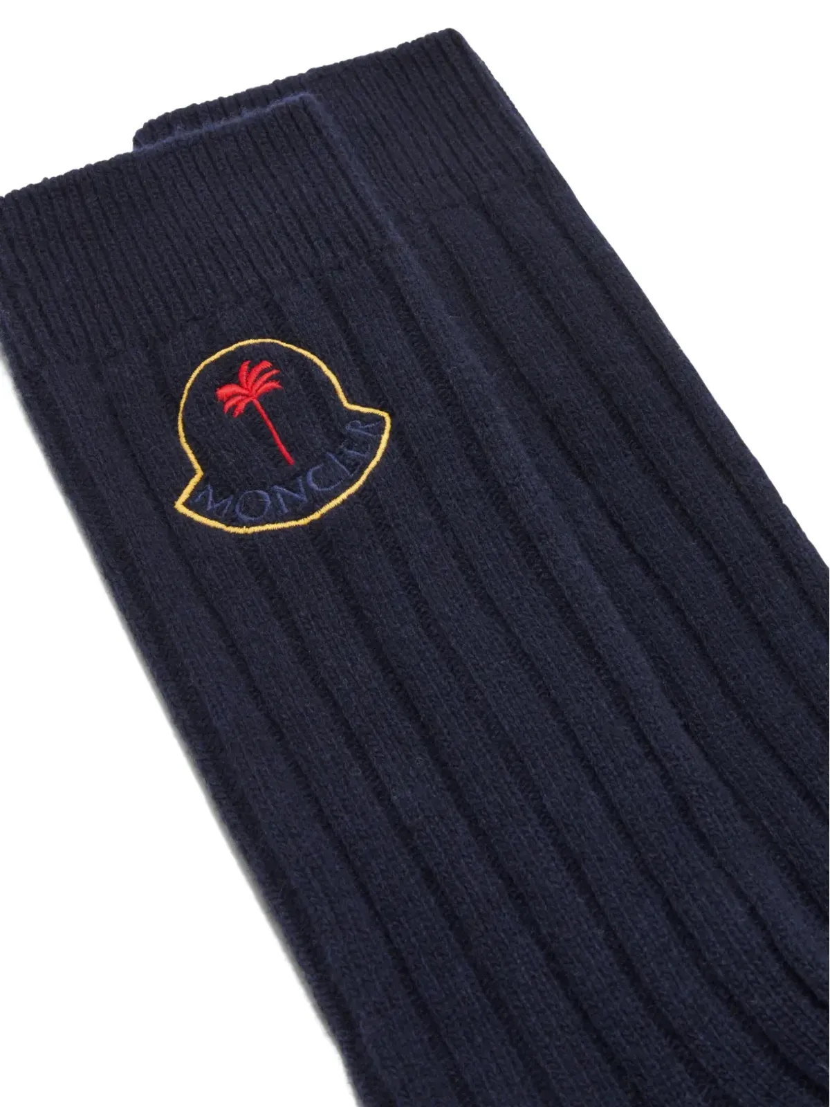 Palm Angels x Moncler ロゴ刺繍ソックス - 画像2