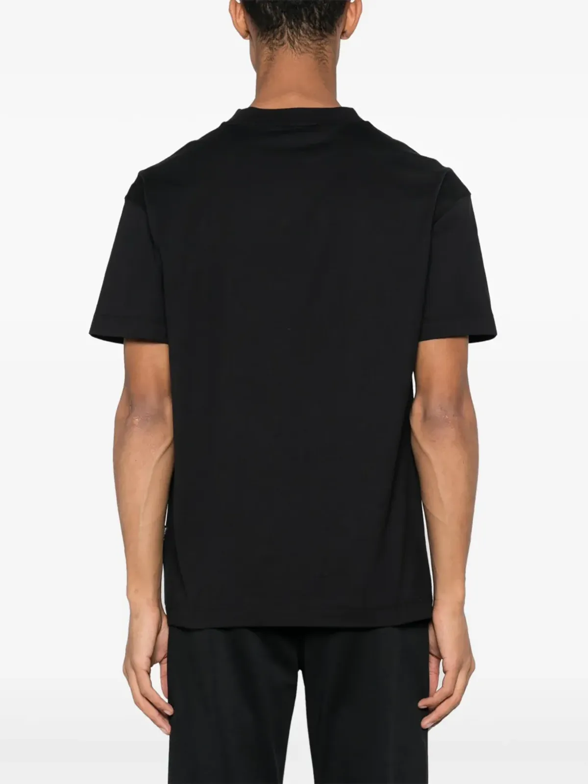 Palm Angels モノグラムアップリケ コットン Tシャツ - ブラック - 画像4