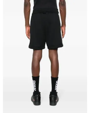 Palm Angels monogram-embroidered track shorts - サムネイル4