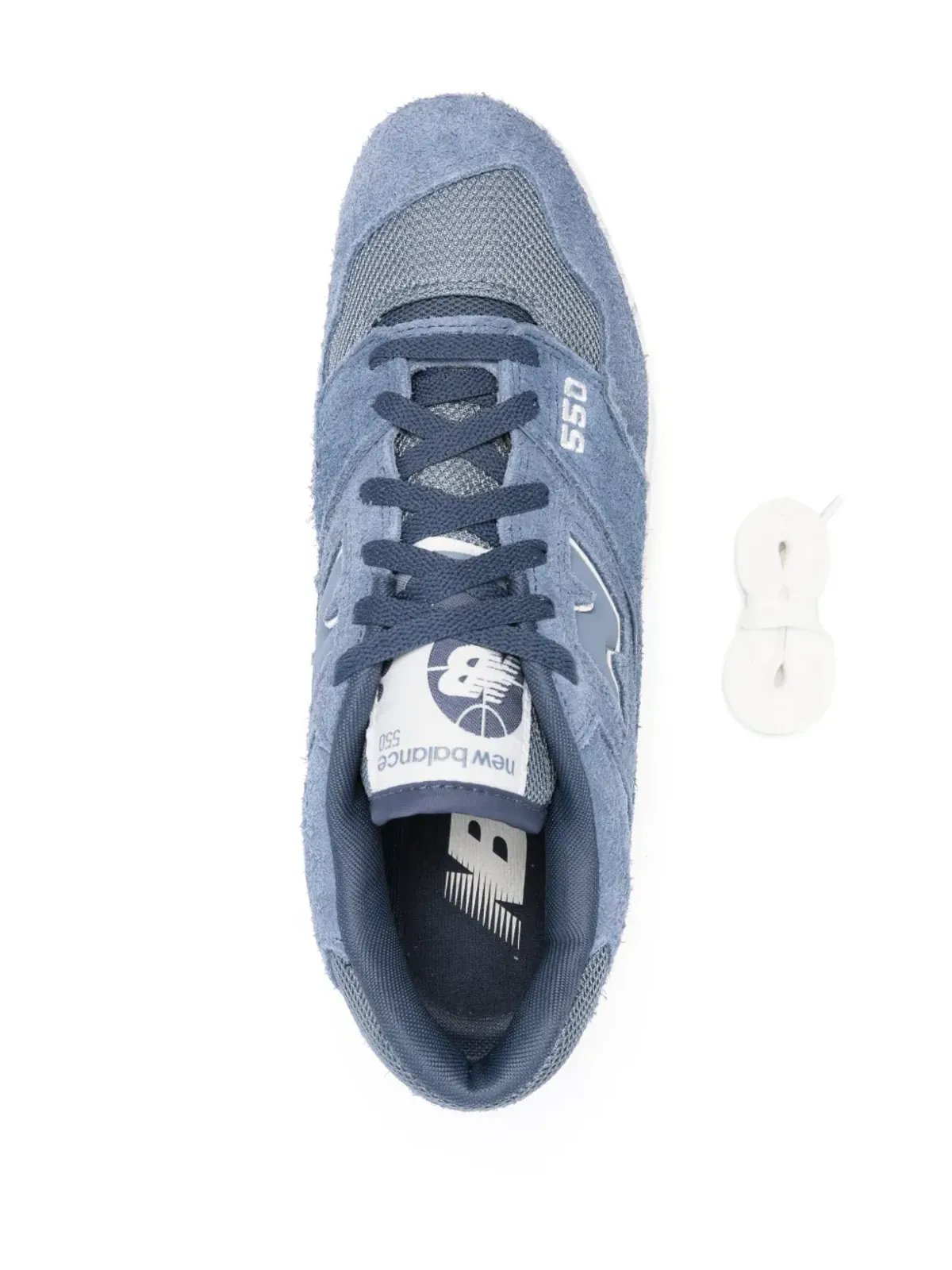 New Balance 550 スエードスニーカー ブルー - 画像4