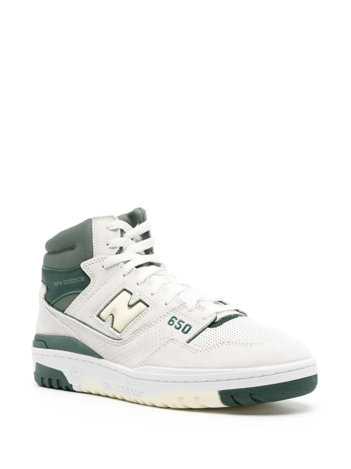 New Balance 650 ハイトップ レザー スニーカー - 画像2