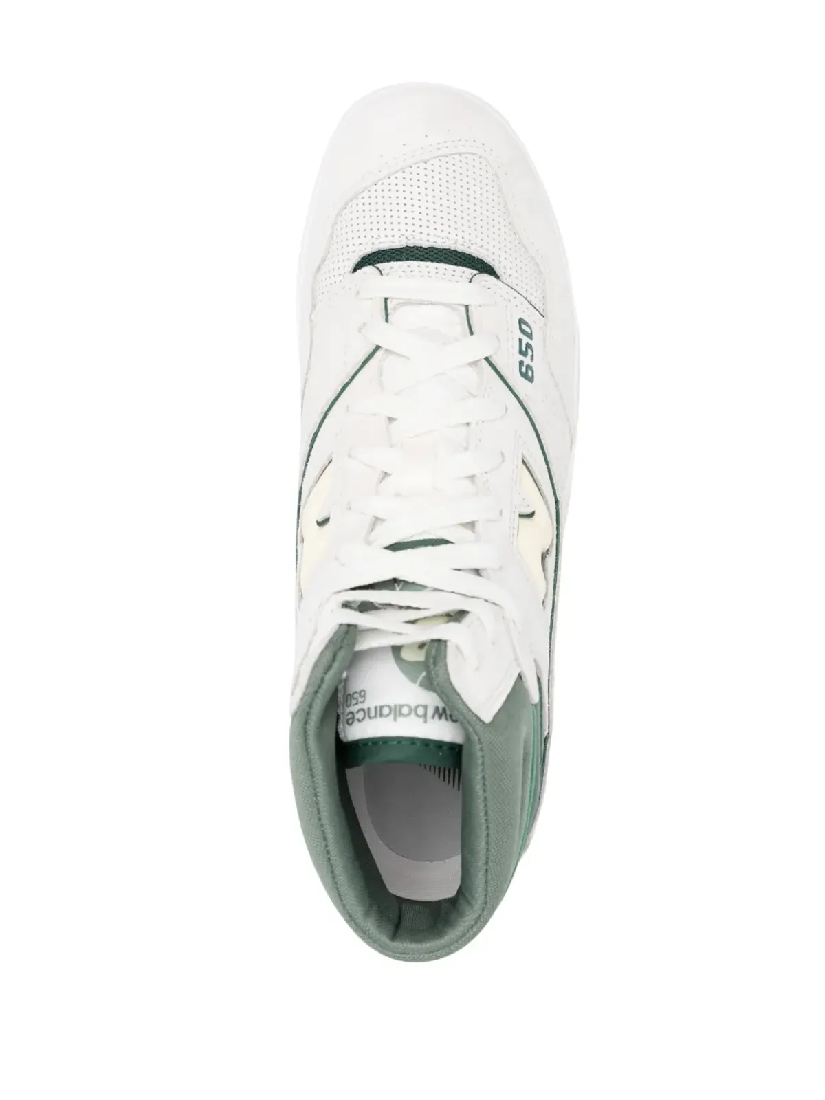 New Balance 650 ハイトップ レザー スニーカー - 画像4