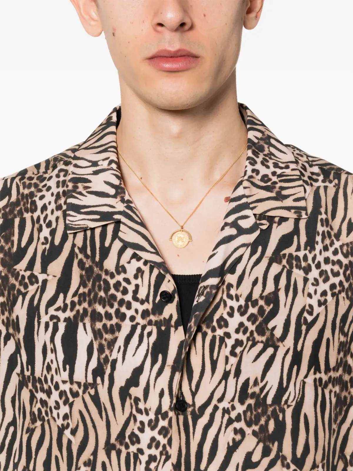 Palm Angels Chevalierモノグラム ネックレス - 画像2