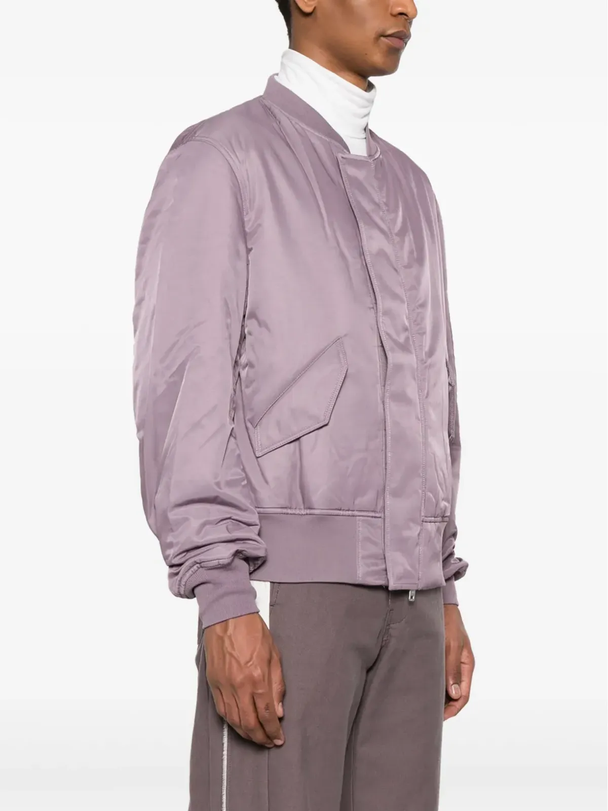 Y-3 コットン混紡ボンバージャケット - パープル - 画像3